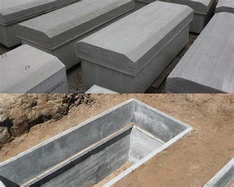 metal box on grave|burial vault vs concrete box.